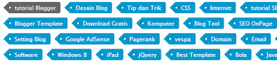 Cara Memodifikasi Tampilan Label Cloud di Blog