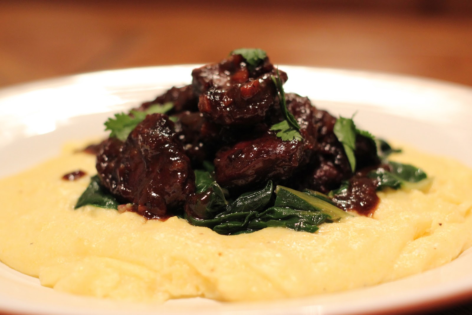 Food for Hunters Apricot Wild Duck with Swiss Chard and Goat Cheese