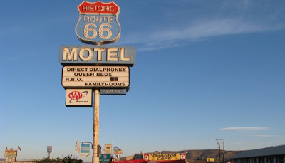 Route 66 ved Seligman i Arizona.