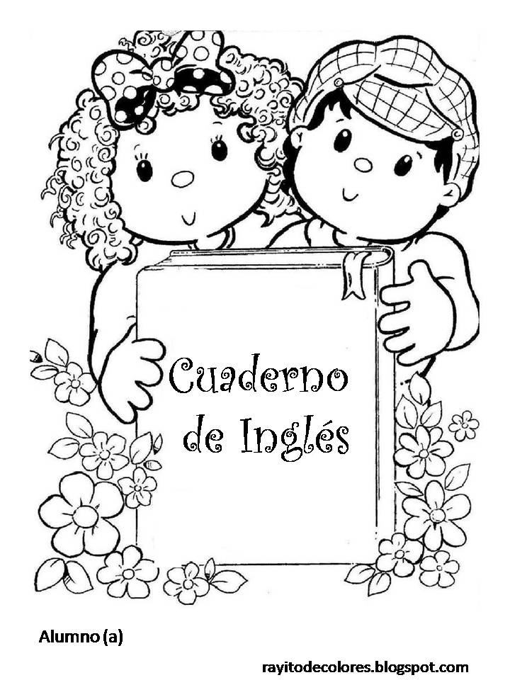 Caratula Para Ingles Imagui Un ejemplo creativo en caratulas para cuadernos de secundaria, en la materia de biología es usar dibujos de hojas o plantas, donde el color verde sea tipos de letras diversas para destacar el gusto por el rock por ejemplo, a continuación se ven algunos diseños de caratulas para cuadernos de. imagui