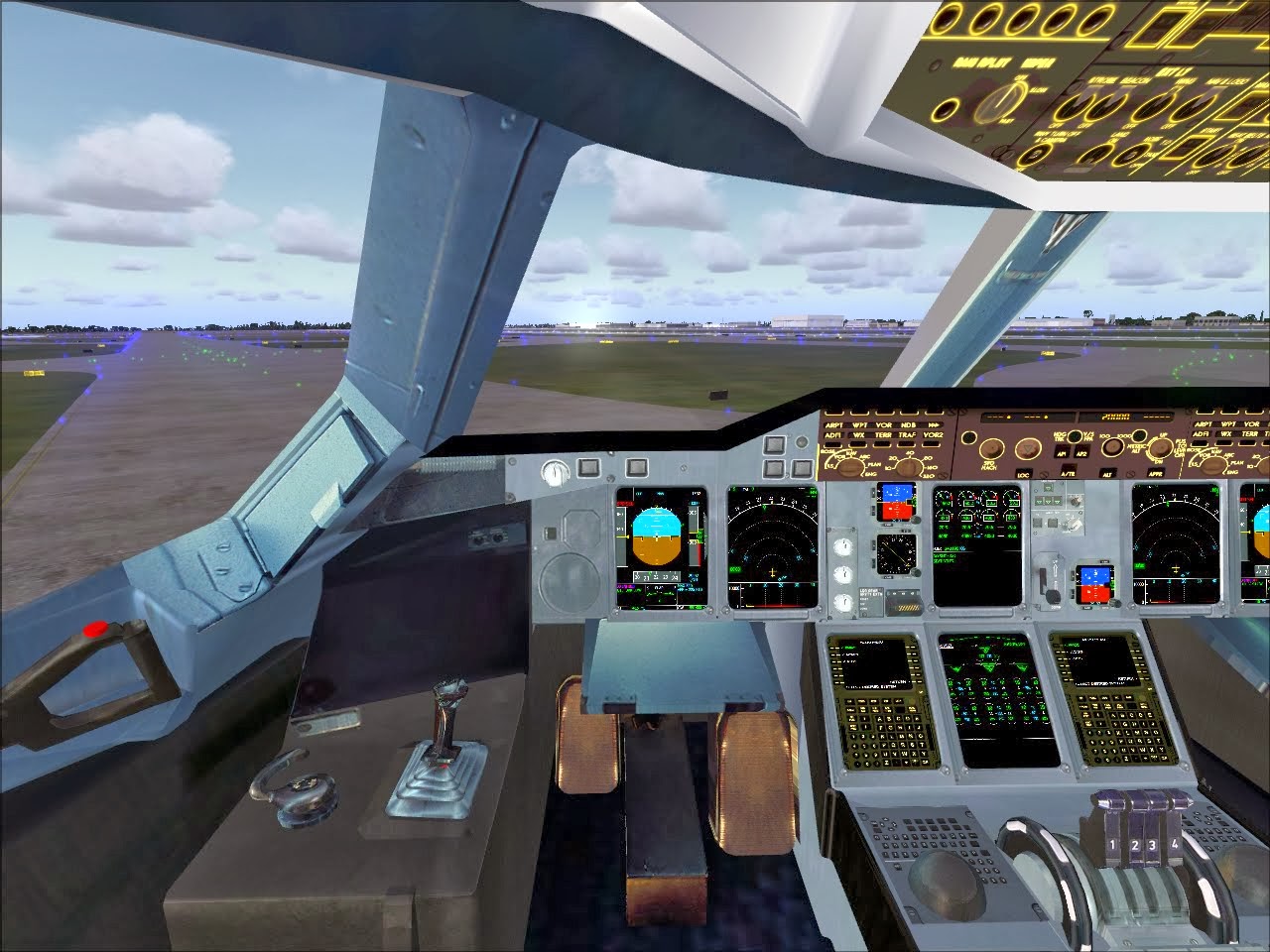 Wilco Airbus A380 v2 Cockpit FSX - YouTube