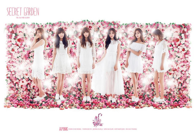 A Pink releases flowery jacket photo for ‘Secret Garden’ A Pink