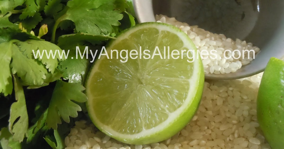 CilantroLime Rice My Angel's Allergies