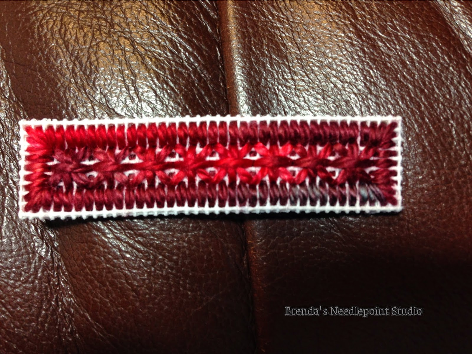 Brenda's Needlepoint Studio Paper Clips Embellished 6/2/15
