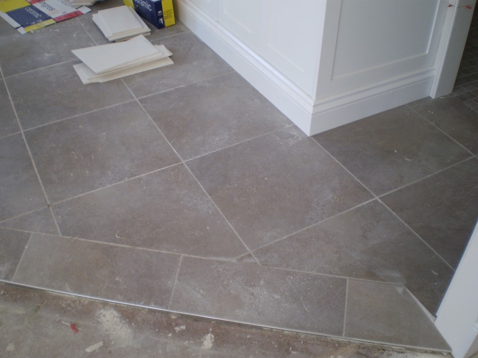 Bathroom subway tile Penny Floor Tile Laundry Room