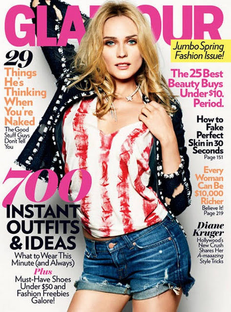 Diane Kruger Glamour US Pics March 2011 Diane Kruger Glamour US Pics March 2011