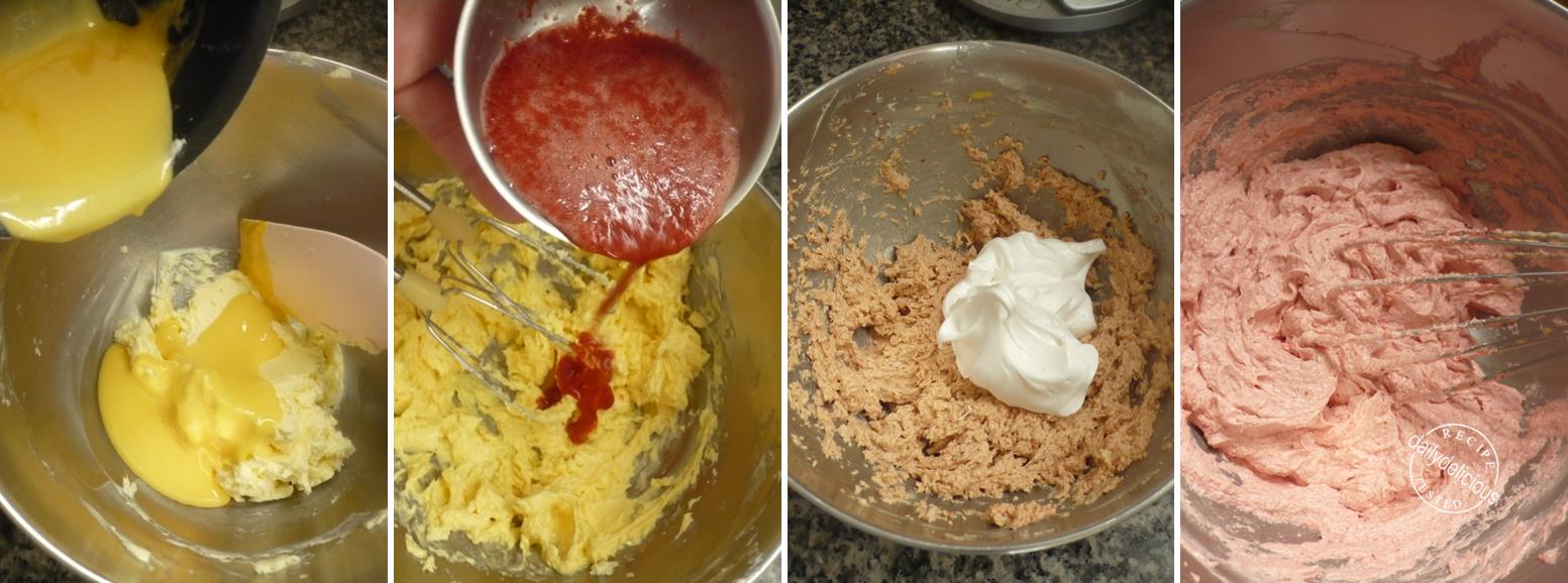 dailydelicious Framboisier Raspberry buttercream cake.