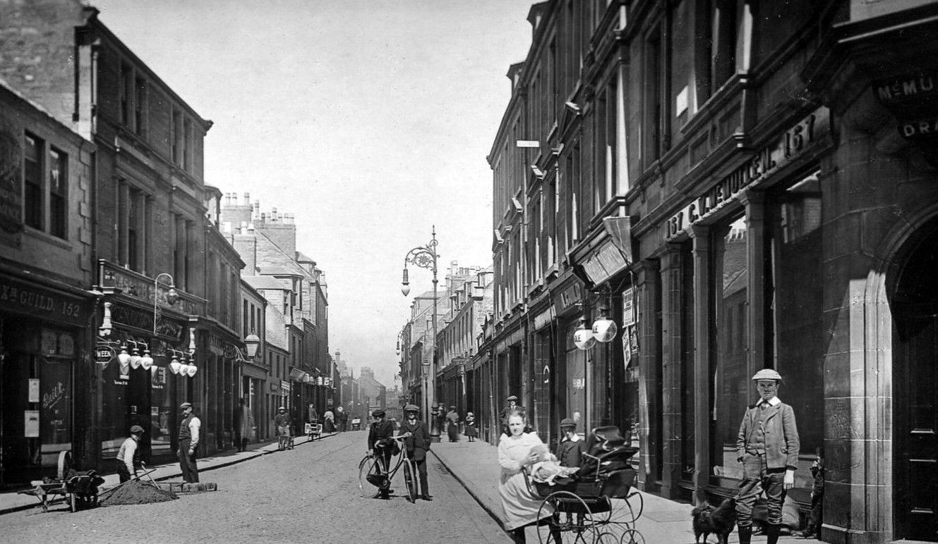 Tour Scotland Photographs Old Photographs High Street Arbroath Scotland
