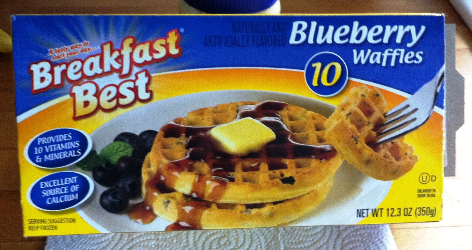 What's Good at ALDI? Frozen Blueberry Waffles