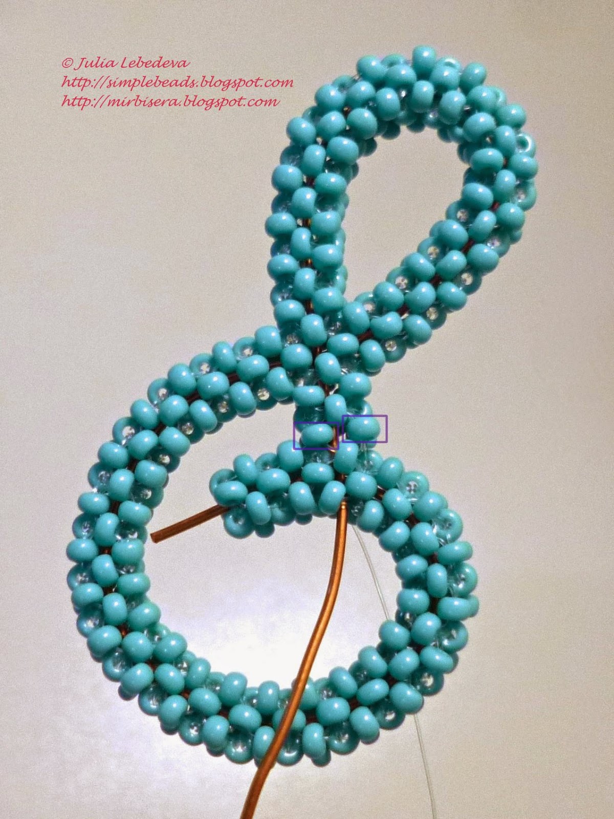 Beading for the very beginners Treble clef