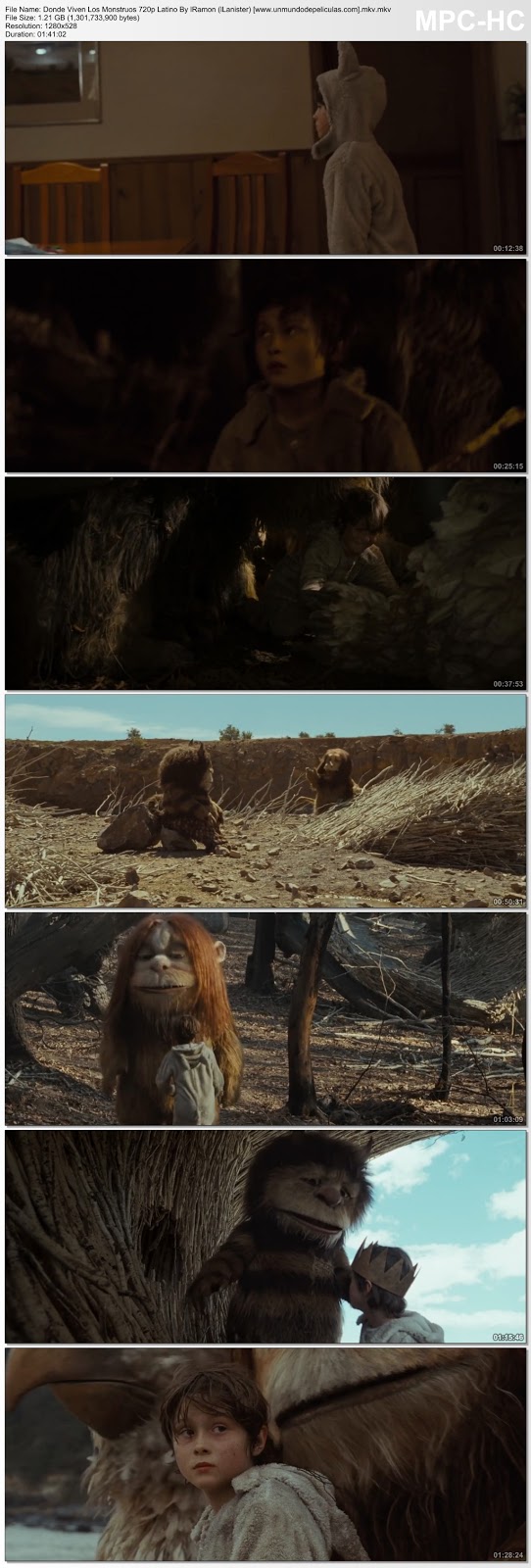 Capturas de la película.