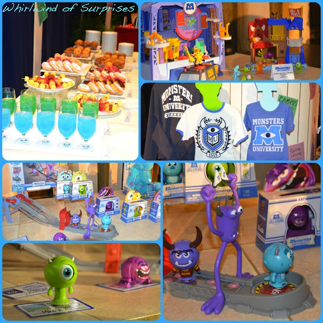 #MonstersUToyFair Press event featuring the hottest toys and apparel from the Monsters University movie