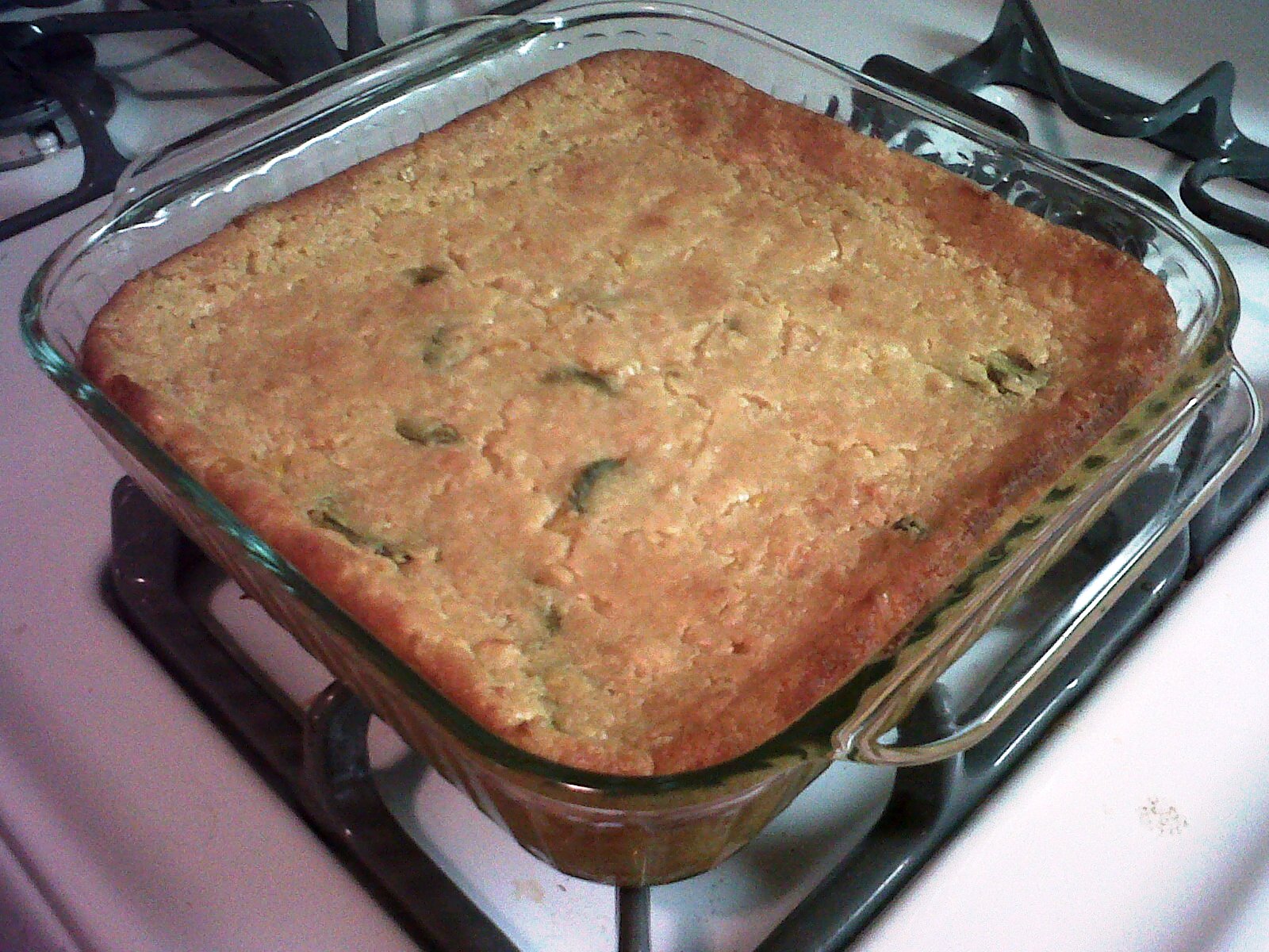 Cooking What I Pin Corn Pudding with Pickled Jalapenos