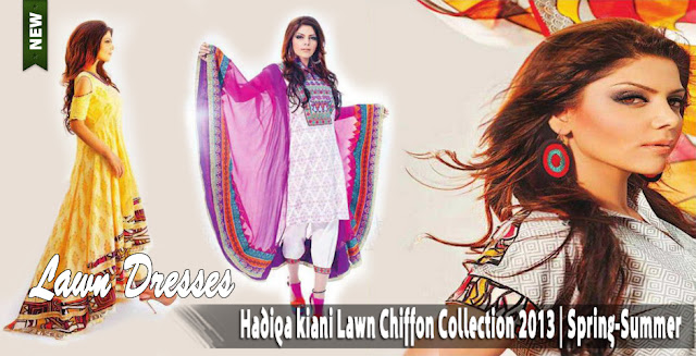 Hadiqa Kiani Lawn Chiffon Collection 2013