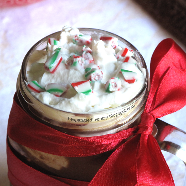 Bespangled Jewelry Peppermint Schnapps Hot Cocoa {from scratch} Recipe