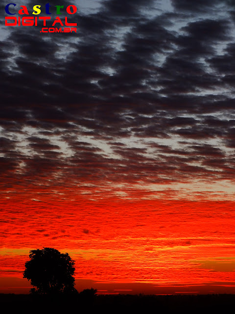 Foto do pôr do sol em Bacabal - MA Foto do pôr do sol em Bacabal - MA