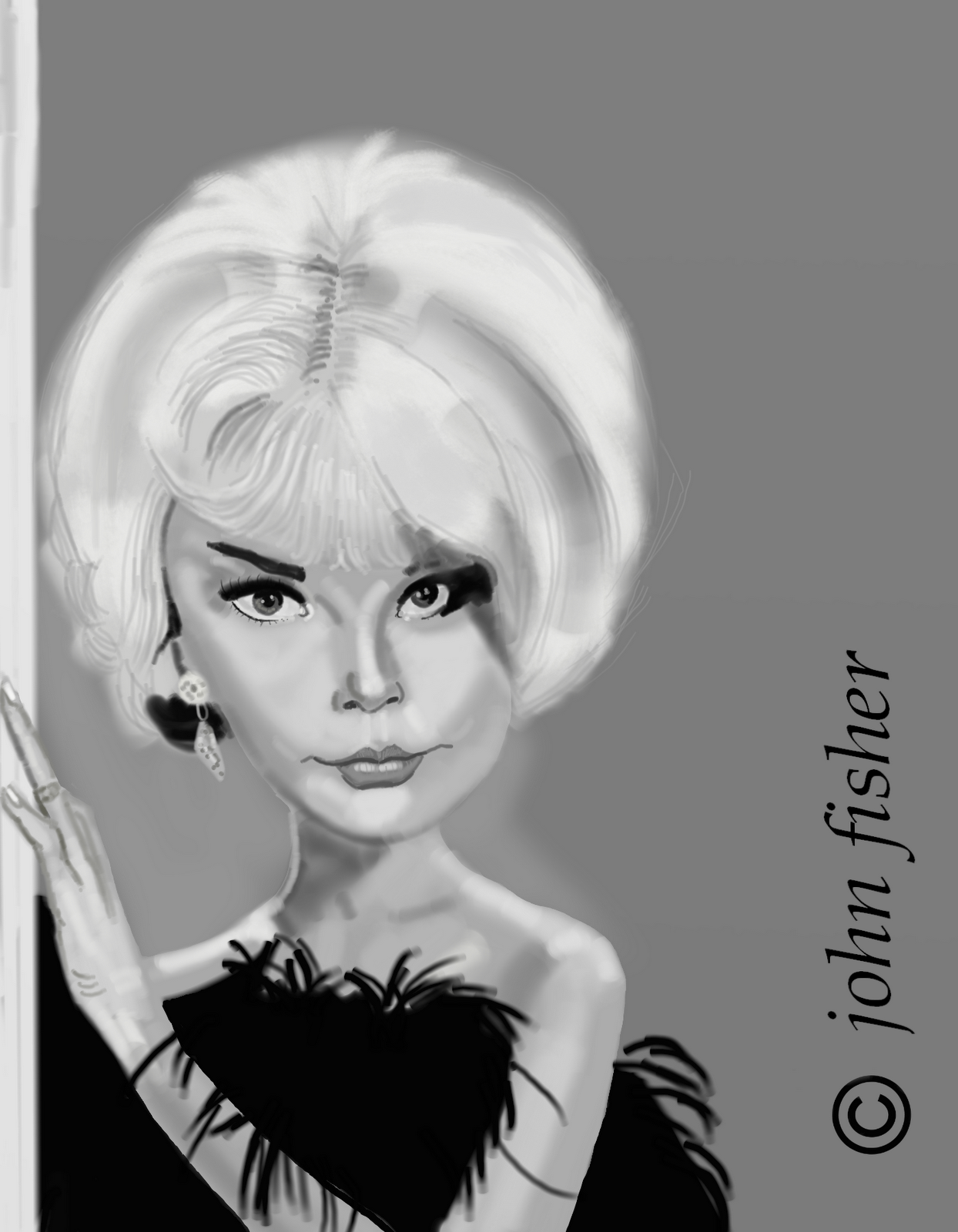The Art of John Fisher: Elke Sommer..