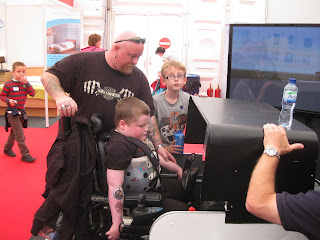 Wheelchair access to the Simulator was enjoyed by many