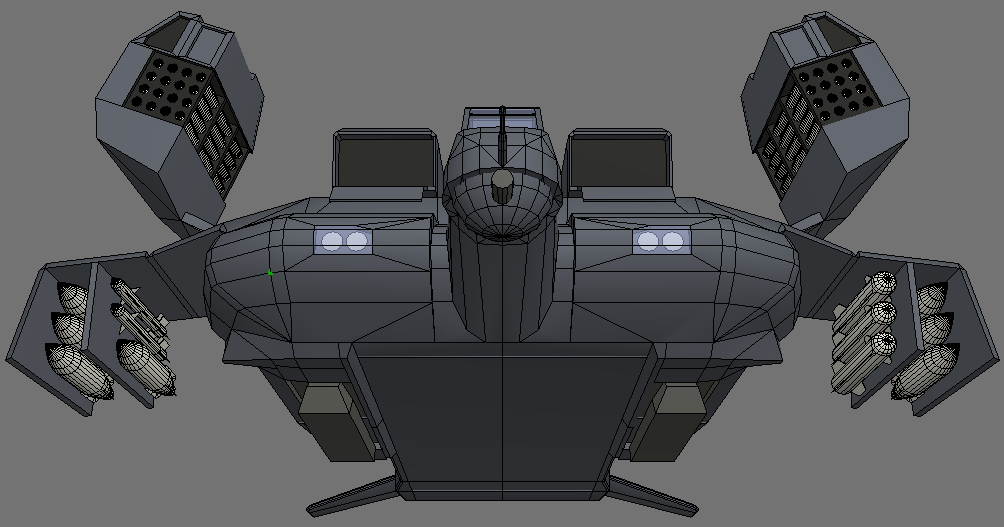 Desktopsimmer's 3D Models: Aliens UD-4L "Cheyenne" Dropship - Weapons