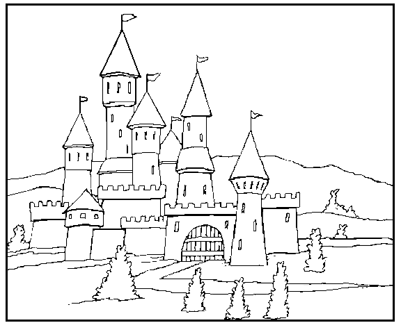 castelo desenhos para colorir colorir desenhos para colorir