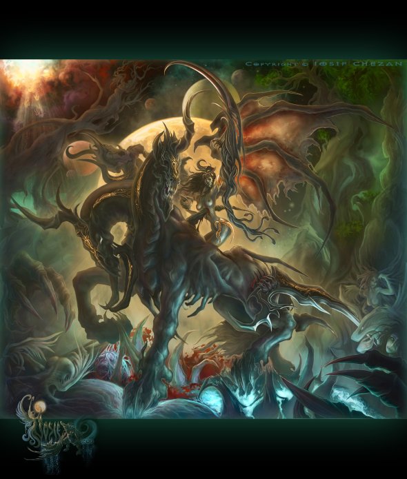 As ilustrações de fantasia, games e religião de Iosif Ioan Chezan Iosif Ioan Chezan deviantart ilustrações fantasia games ícones religiosos