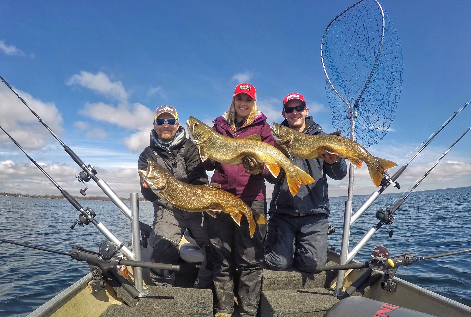 Lake Ontario Triple Header Lake Trout