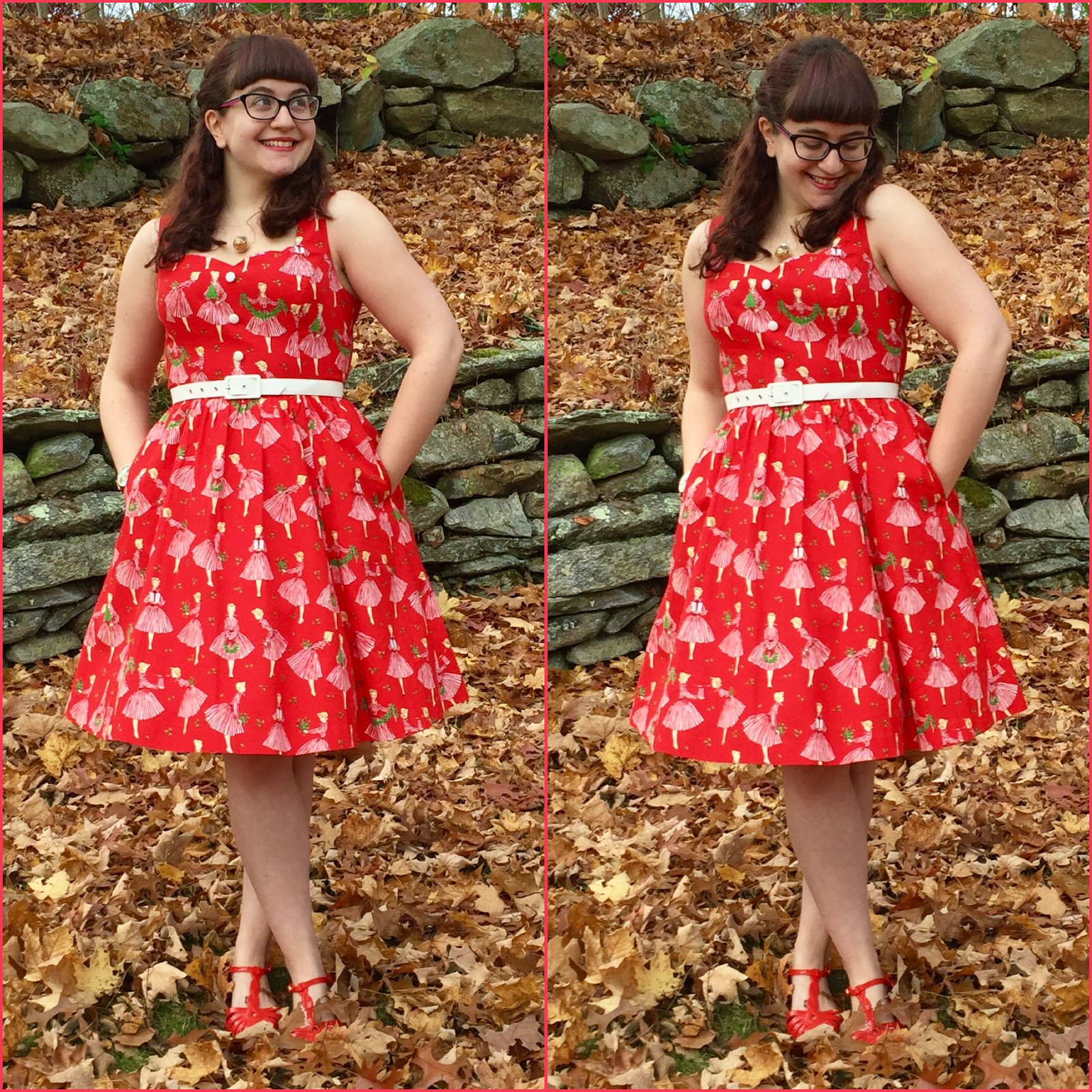 modcloth christmas dress