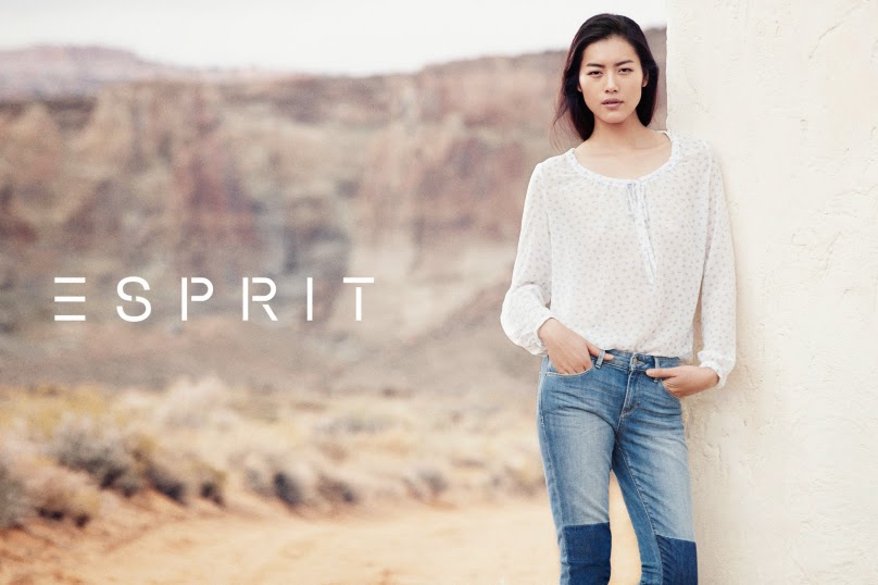 ASIAN MODELS BLOG AD CAMPAIGN Liu Wen for ESPRIT, Spring/Summer 2014