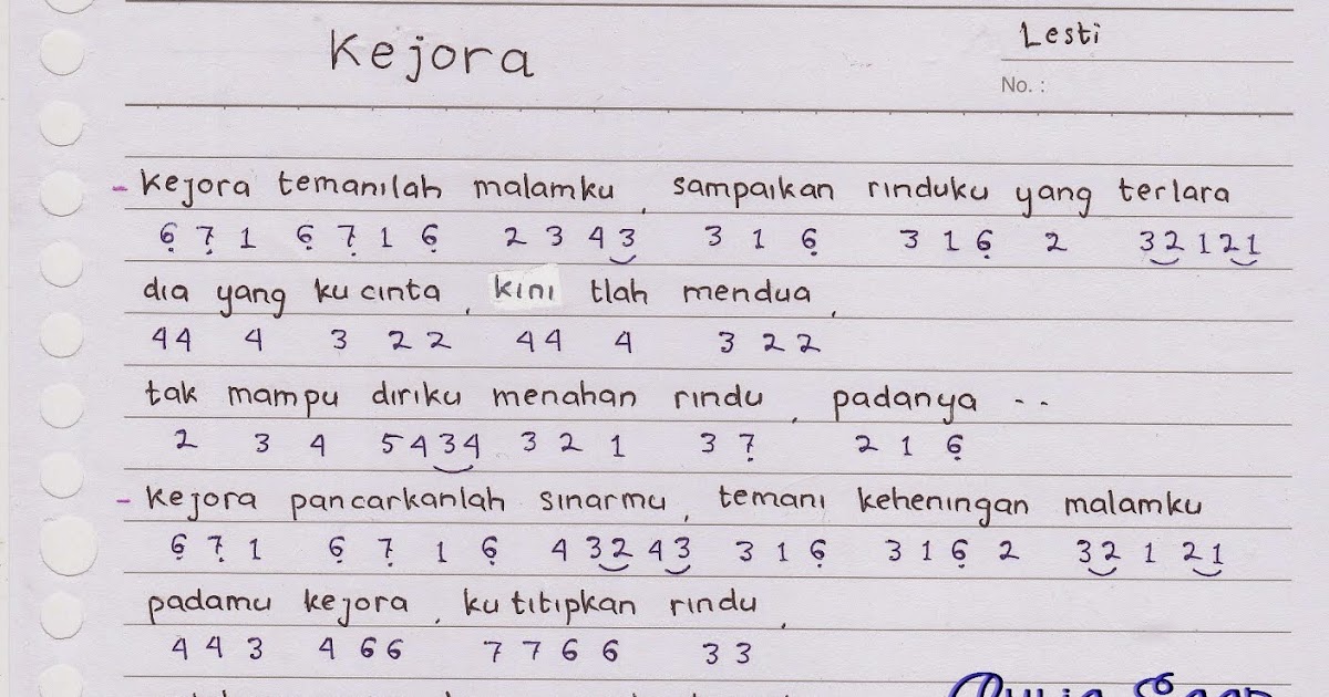 Not Angka Lesti Kejora Aulia S World