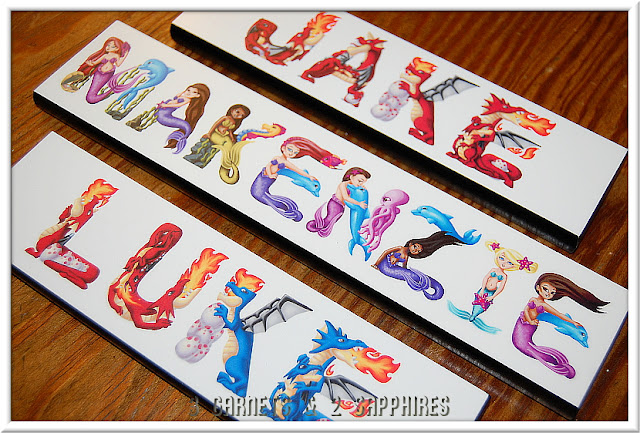 Name Art - Letter Art - Personalized Gifts for Children
