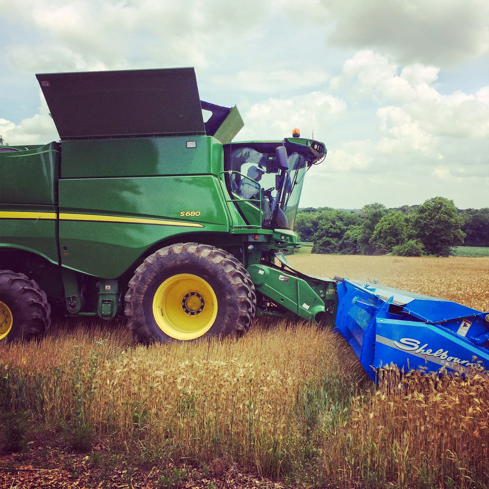 Jepson Family Farm How Does a Combine Work? Grain Harvest Prep 2014.