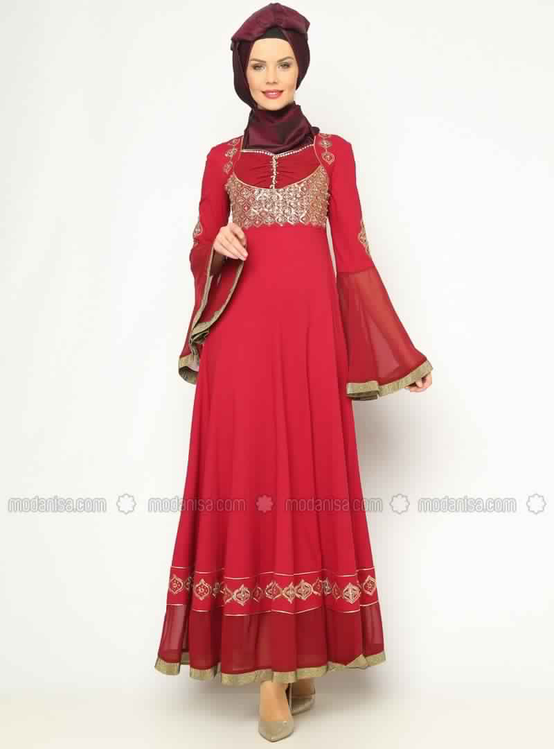 Robe de soiree pour femme voilee 2016