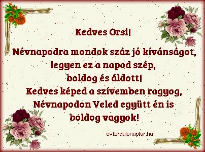 Orsolya névnap - Október 21
