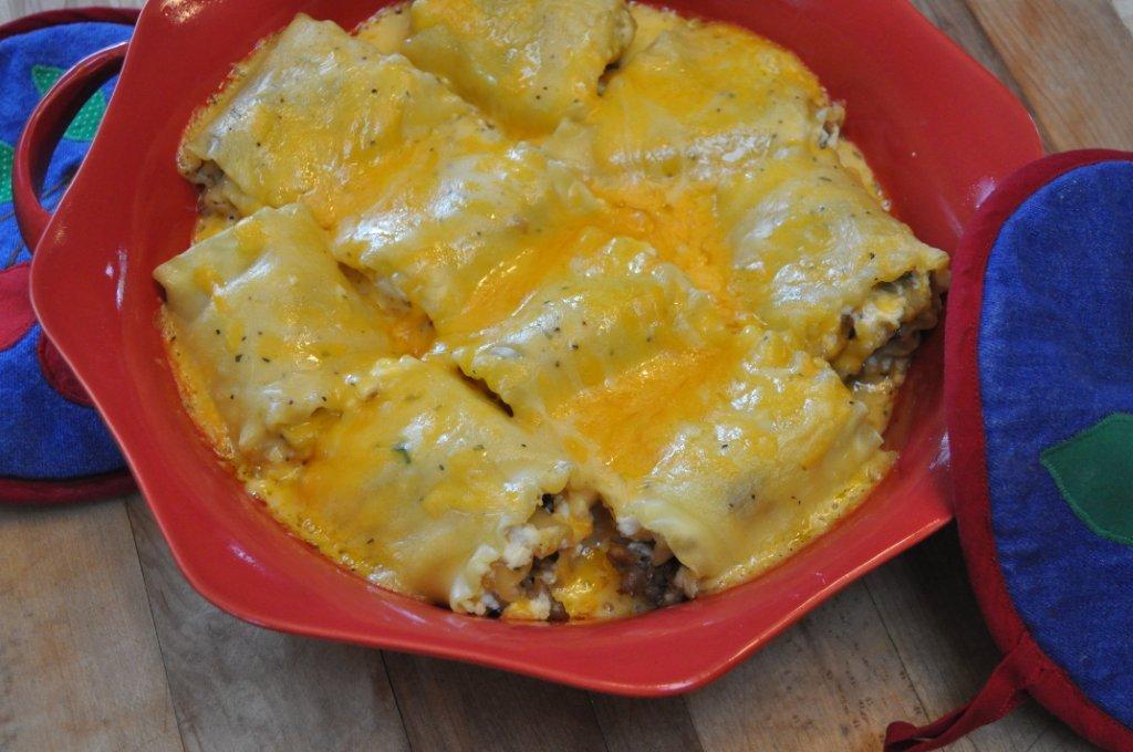 The Friday Friends White Lasagna Roll Ups