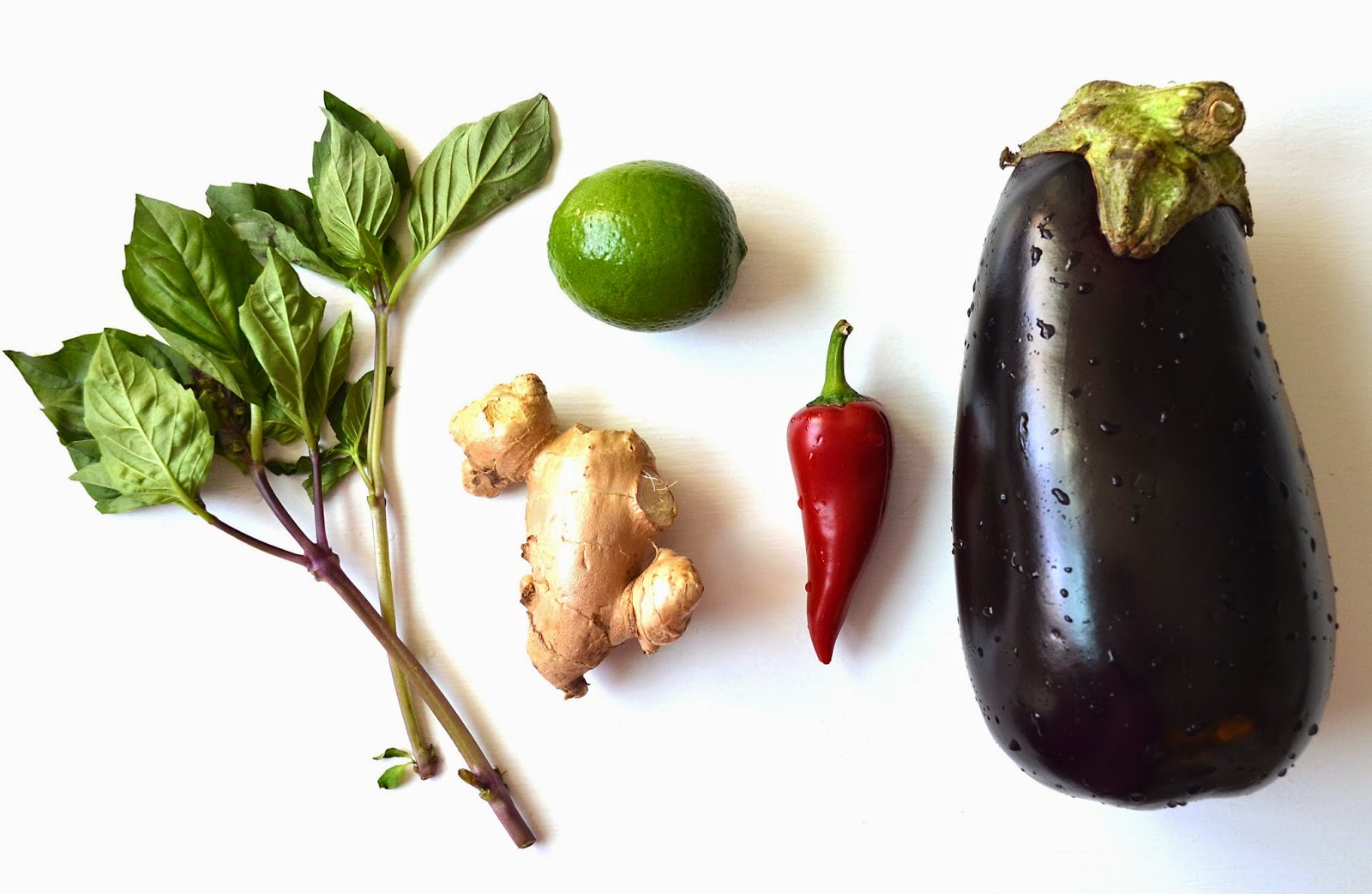 Sew French Spicy EggplantBasil Noodles