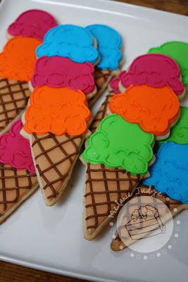 ice cream cone cookies
