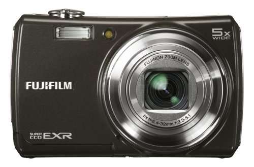 Fujifilm FinePix F200EXR 12MP Super CCD Digital Camera with 5x Wide Angle Dual Image Stabilized Optical Zoom
