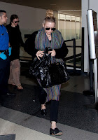 Ashley Olsen arriving at LAX Airport Candids