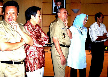 Marissa, Bapak Ismet (Bupati Kab Tangerang), Wakil Dekan S3 IPB, in UMKM Introduction for Mauk