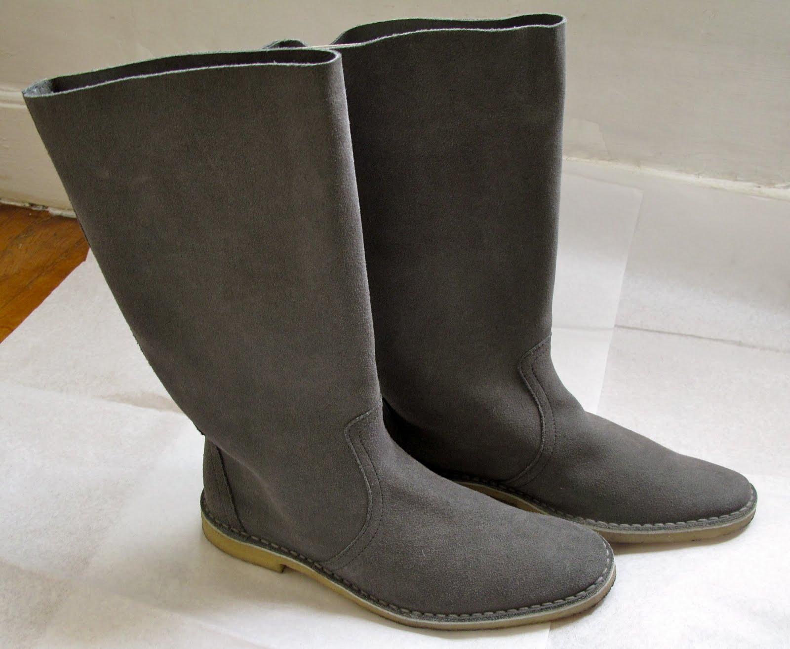 bottes mi mollet plates