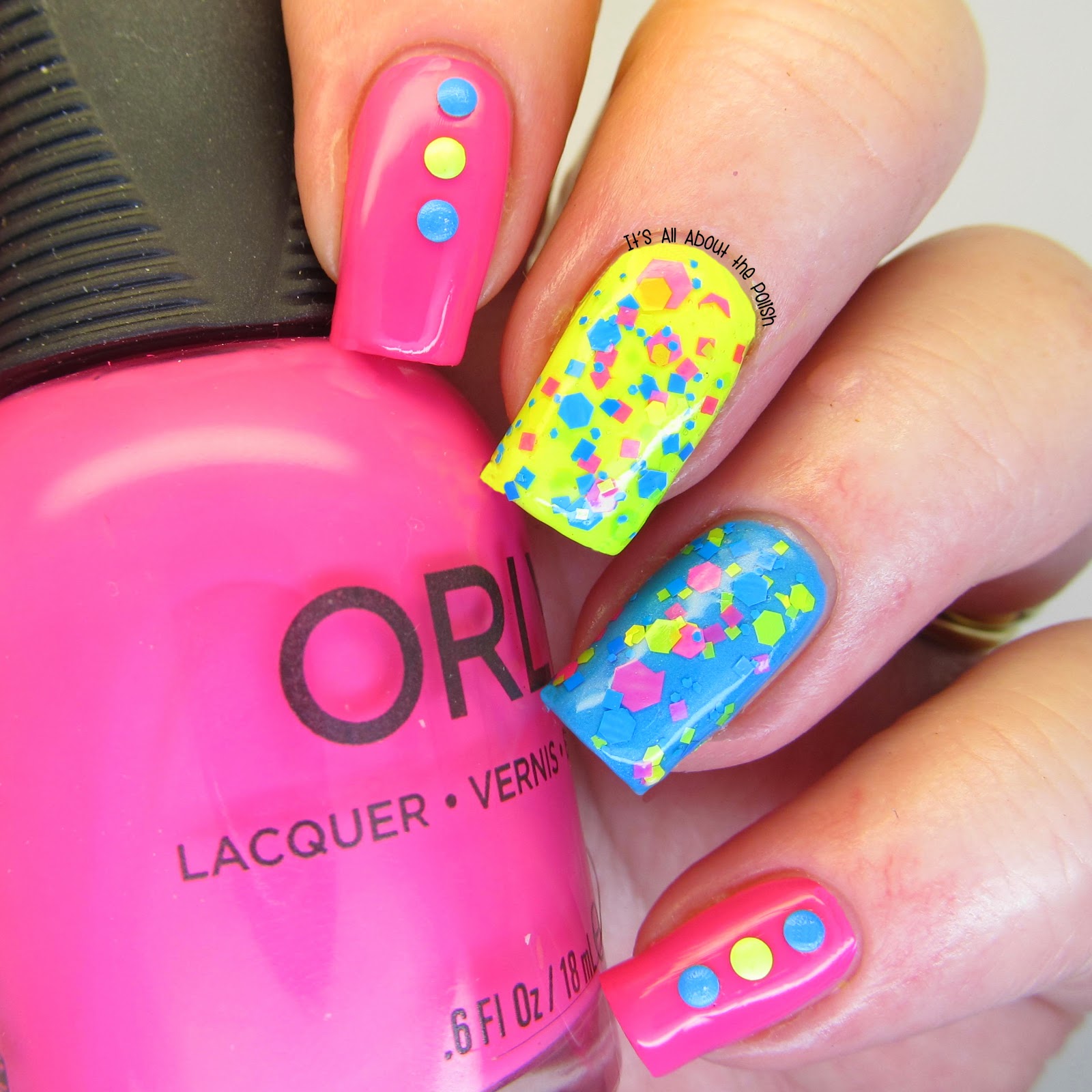 It's all about the polish: Summer Neon Nails