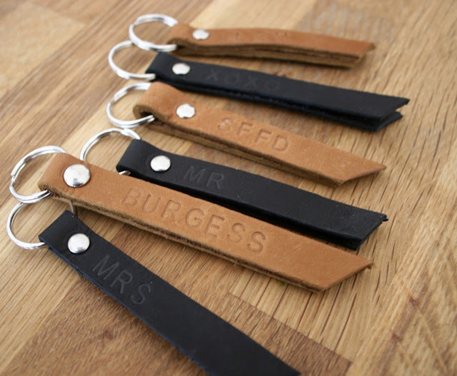 Just A Darling Life Product Profile Customized Leather Key Chains