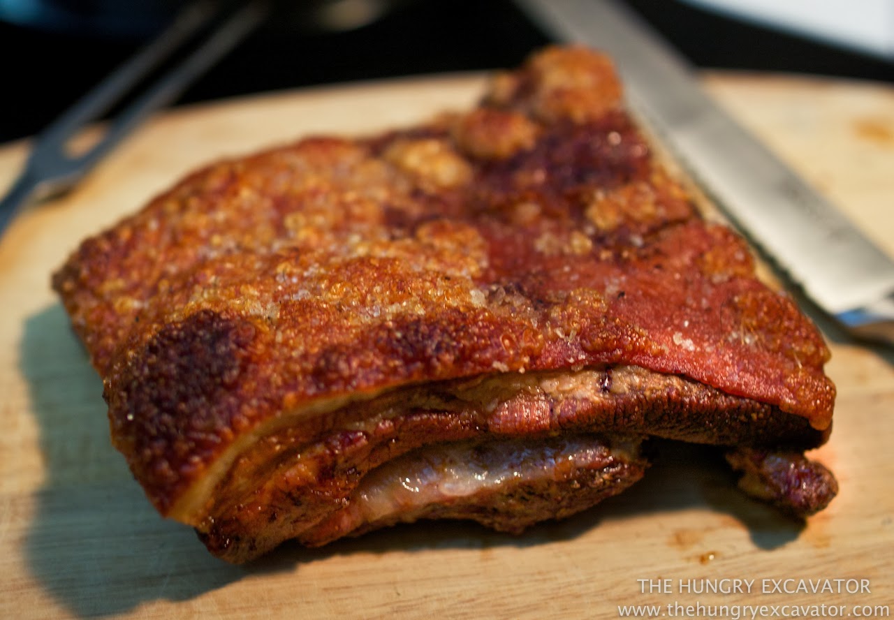 The Hungry Excavator Easy Roast Pork in Milk with Crackling Recipe!