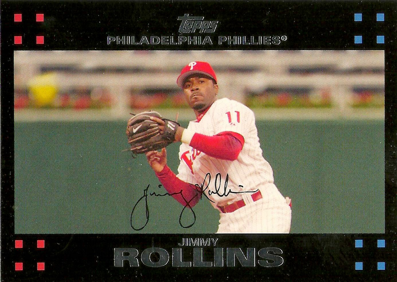 Jimmy Rollins Autographed Signed Framed Philadelphia Phillies