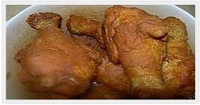 fried chicken or any pork and beef