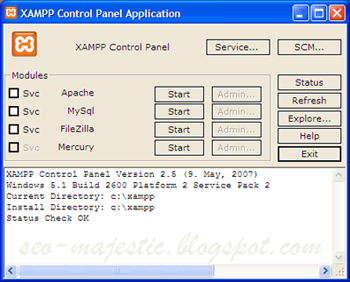 XAMPP - Seo Majestic XAMPP - Seo Majestic