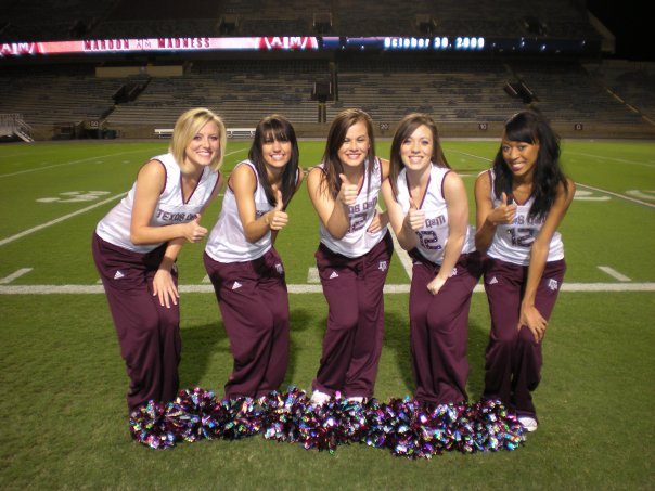 Cheer Heaven — Texas A&M Cheerleaders Celebrate Last Night's...