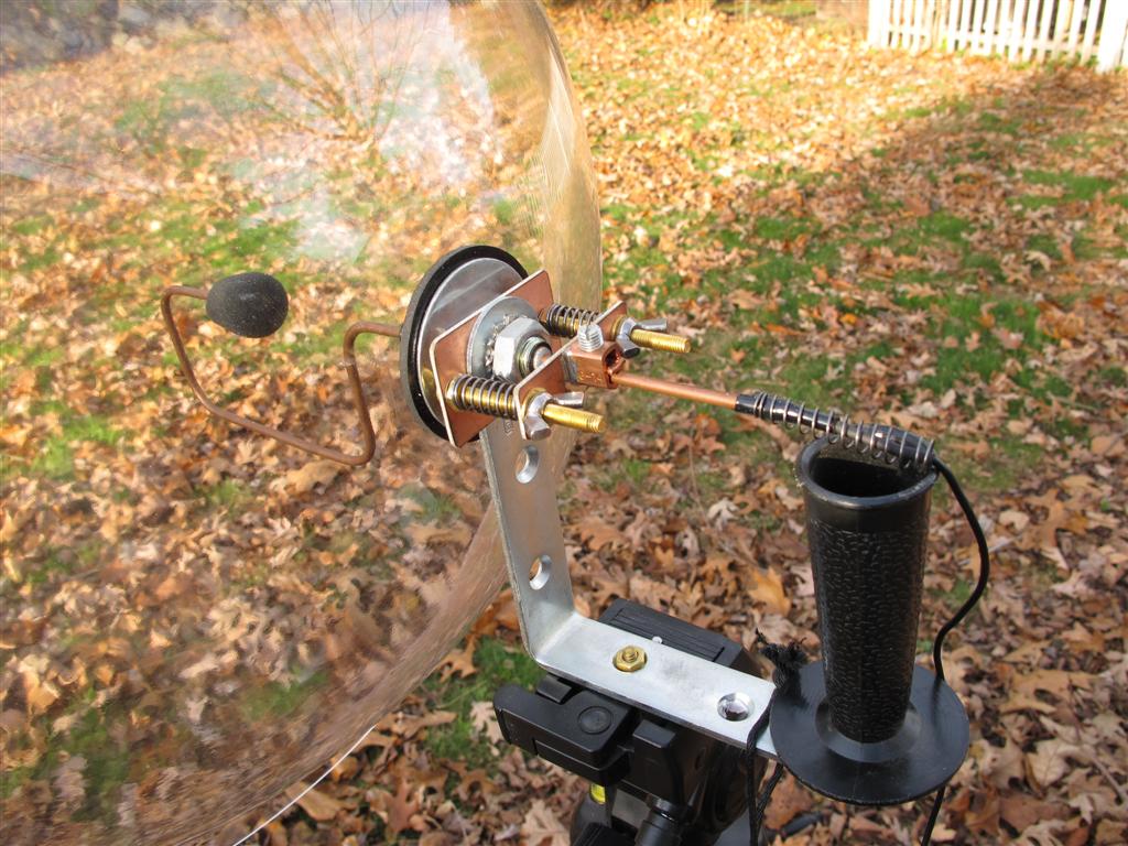 AE1S Science and Engineering Blog: Experimental Parabolic Microphone