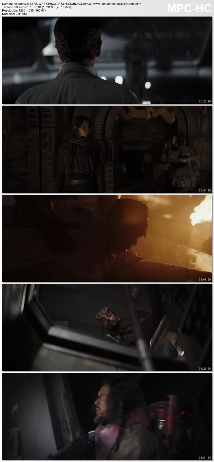 Capturas de la película.