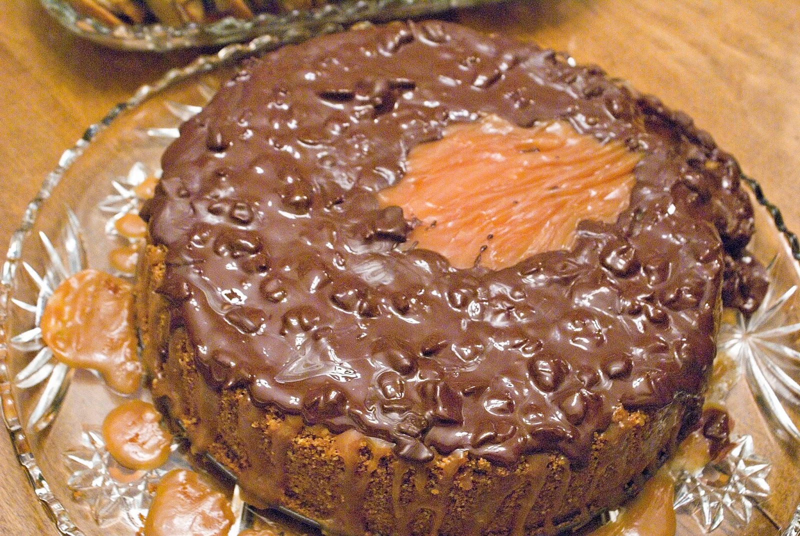 The Hungry Lovers ChocolateCaramelBacon Cheesecake